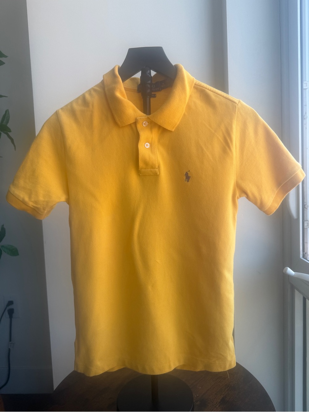 Polo Ralph Lauren Boys M (10-12) Yellow Gold Classic Fit Polo Shirt